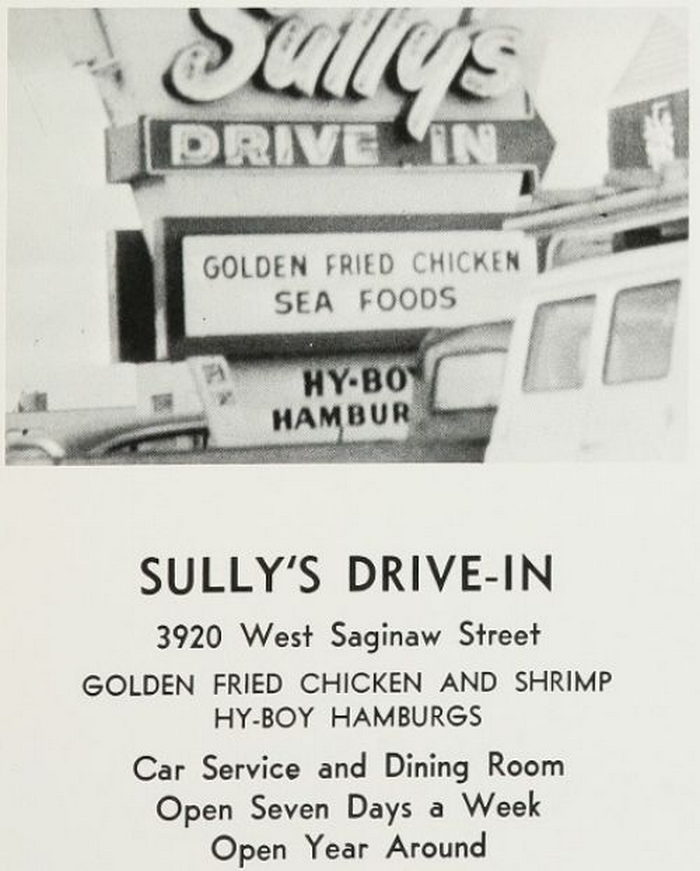 Sullys Drive-In - High School Yearbook Ad